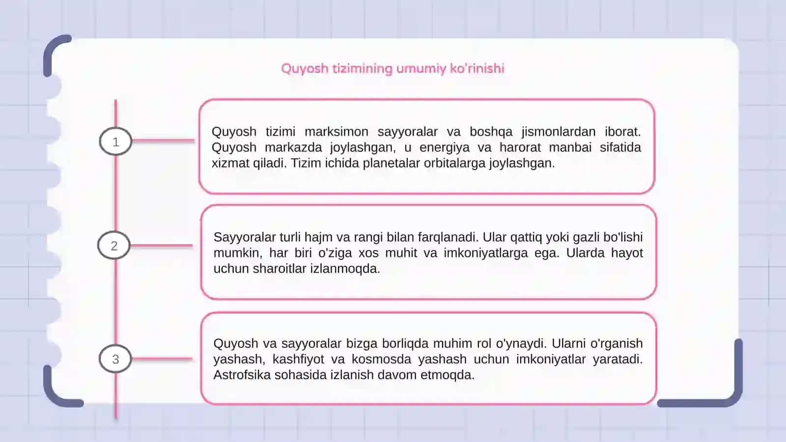 Quyosh sistemasi va sayyoralar 3