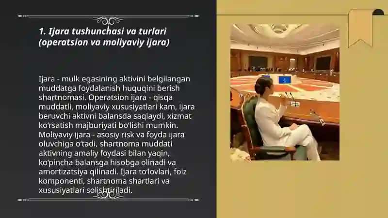 Moliyaviy hisobot fanidan 3