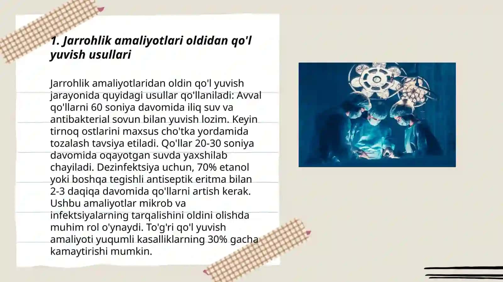Xirurgiyada gospital infeksiyani profilaktikasi 3