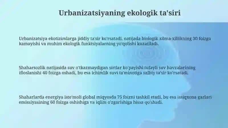 Urbanizatsiya va atrof-muhit 3