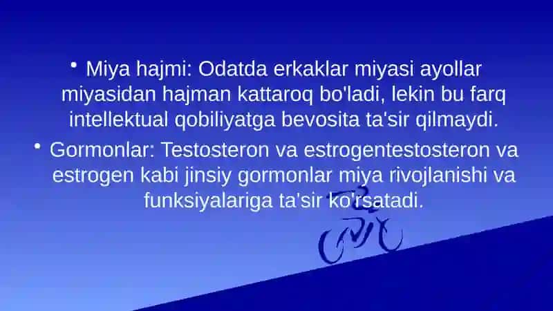KALLANING JINSIY VA SHAXSIY TAFOVUTLARI 3