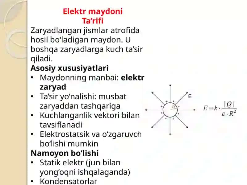 Elektr maydoni 3