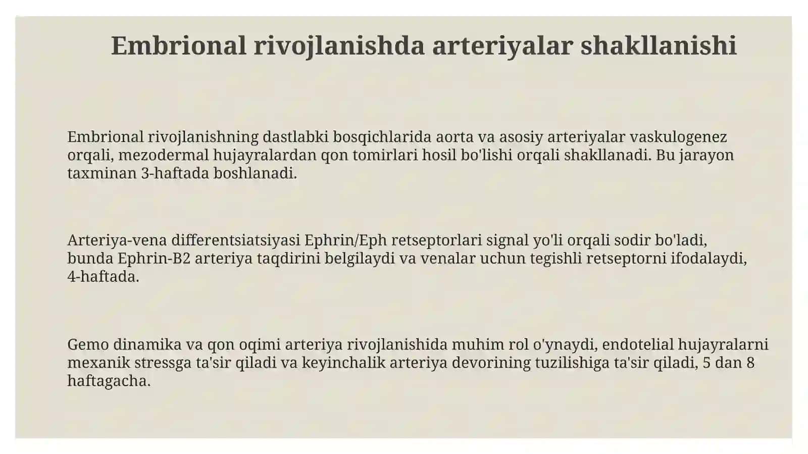 Arteriyalartaraqqiyoti 3