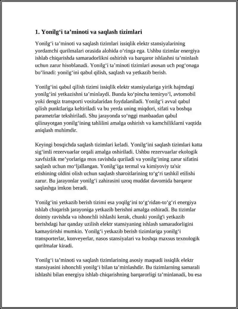 ISSIQLIK ELETR STANSYALARINING YORDAMCHI QURILMALARI 3