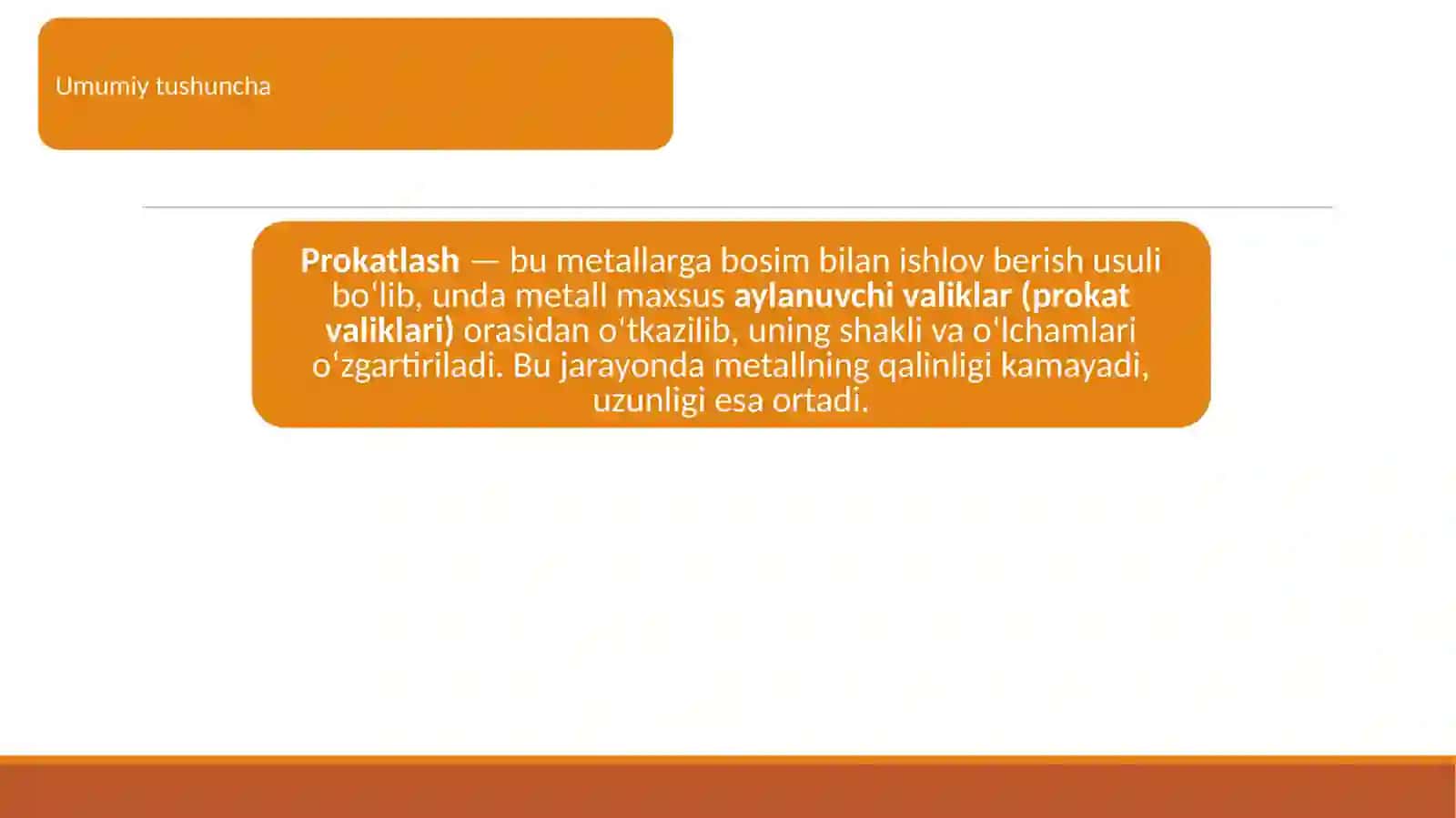 Bosim ostida ishlov berish fanidan TAQDIMOTI 3