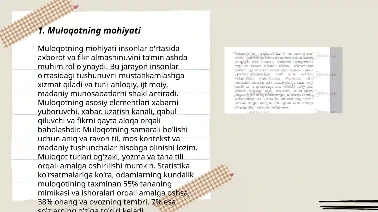 Muloqot haqida tushuncha. Pedagogik muloqot haqida tushuncha 3