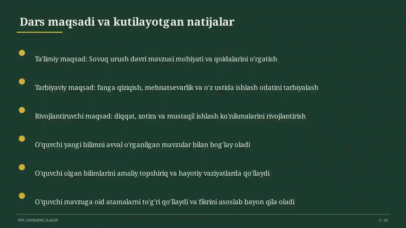 Sovuq urush davri (10-sinf) 3