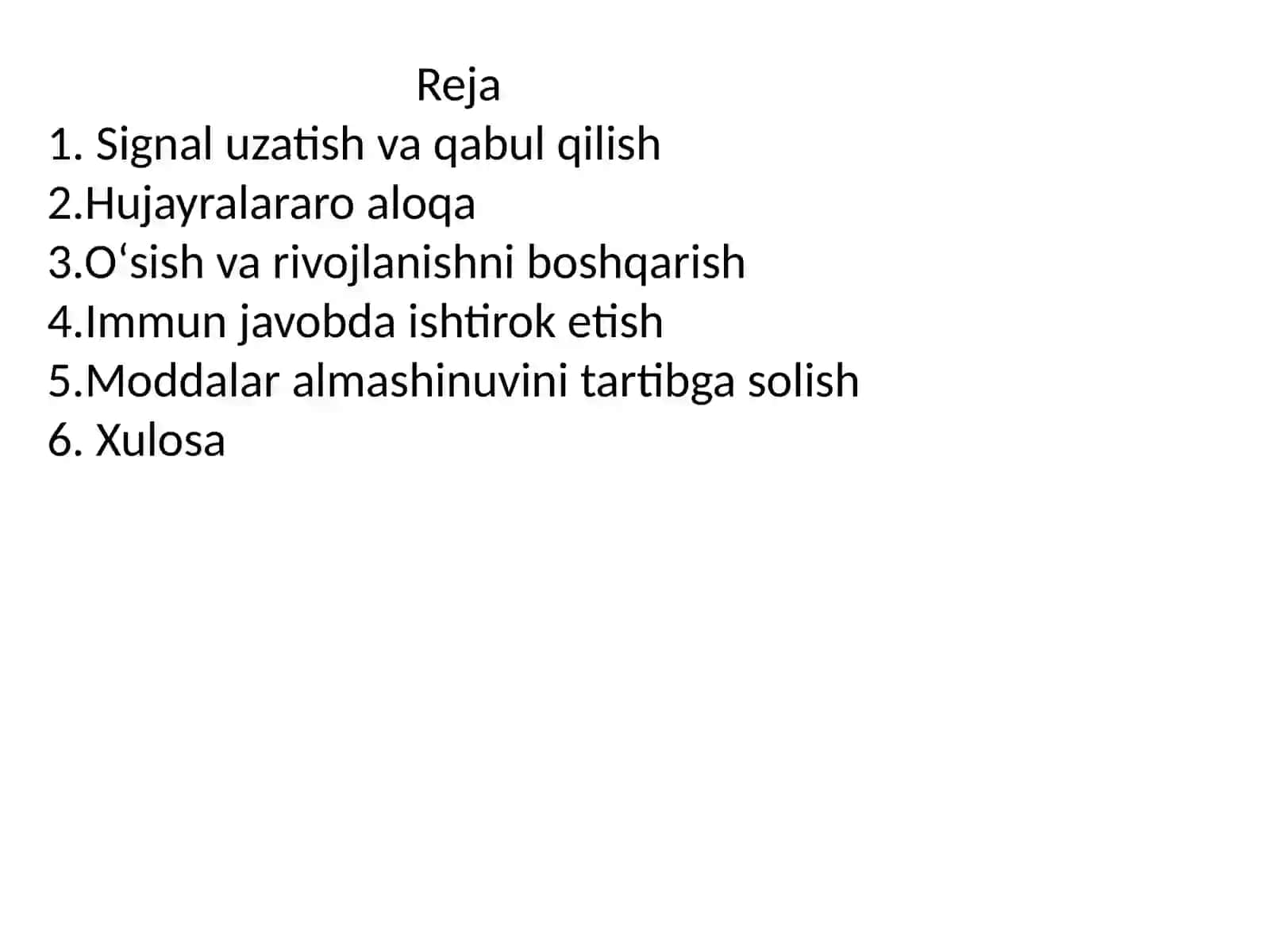 Hujayra membranasidagi retseptorlar 3