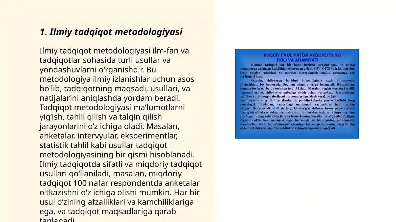 Ilmiy tadqiqot metodologiyasi 3