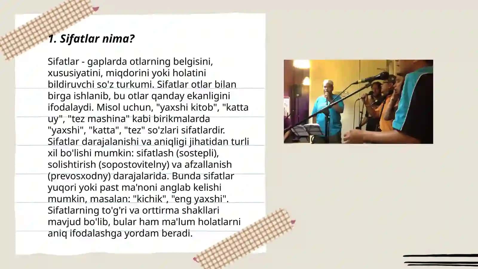 Sifat soʻz turkumi 3