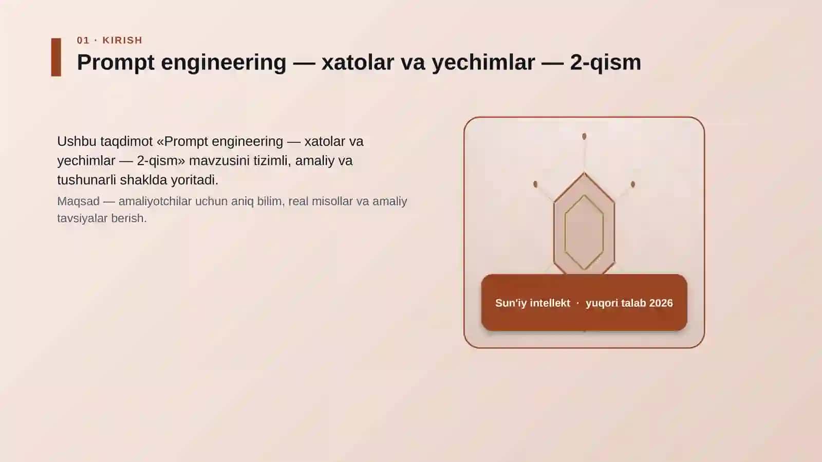 Prompt engineering — xatolar va yechimlar — 2-qism 3