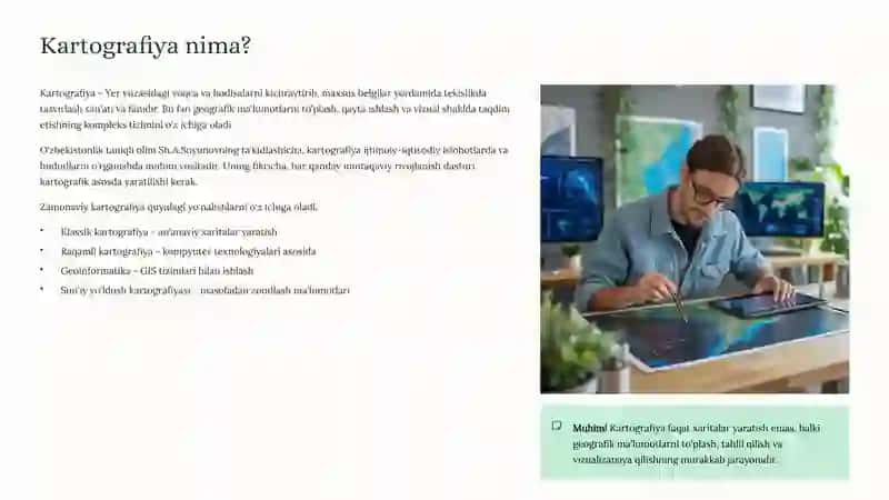 Kartalar Bo'yicha Hududlarni Geografik O'rganish 3