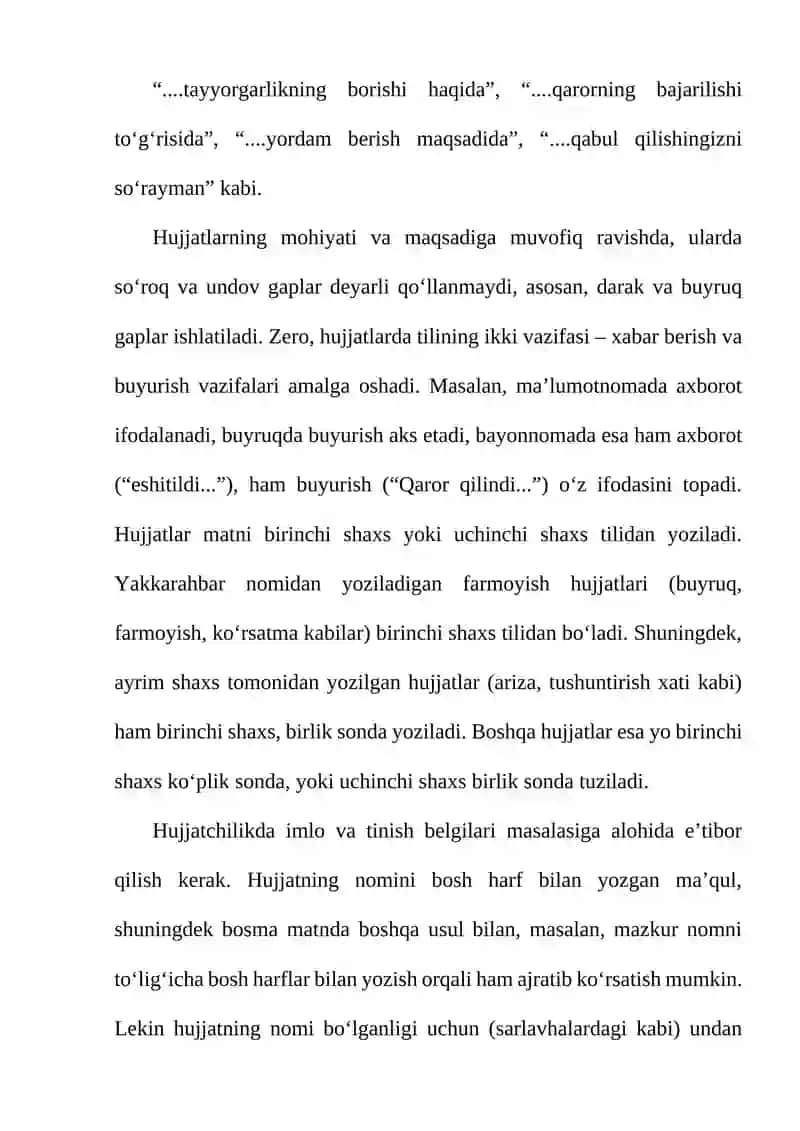 Hujjatlar matni 3