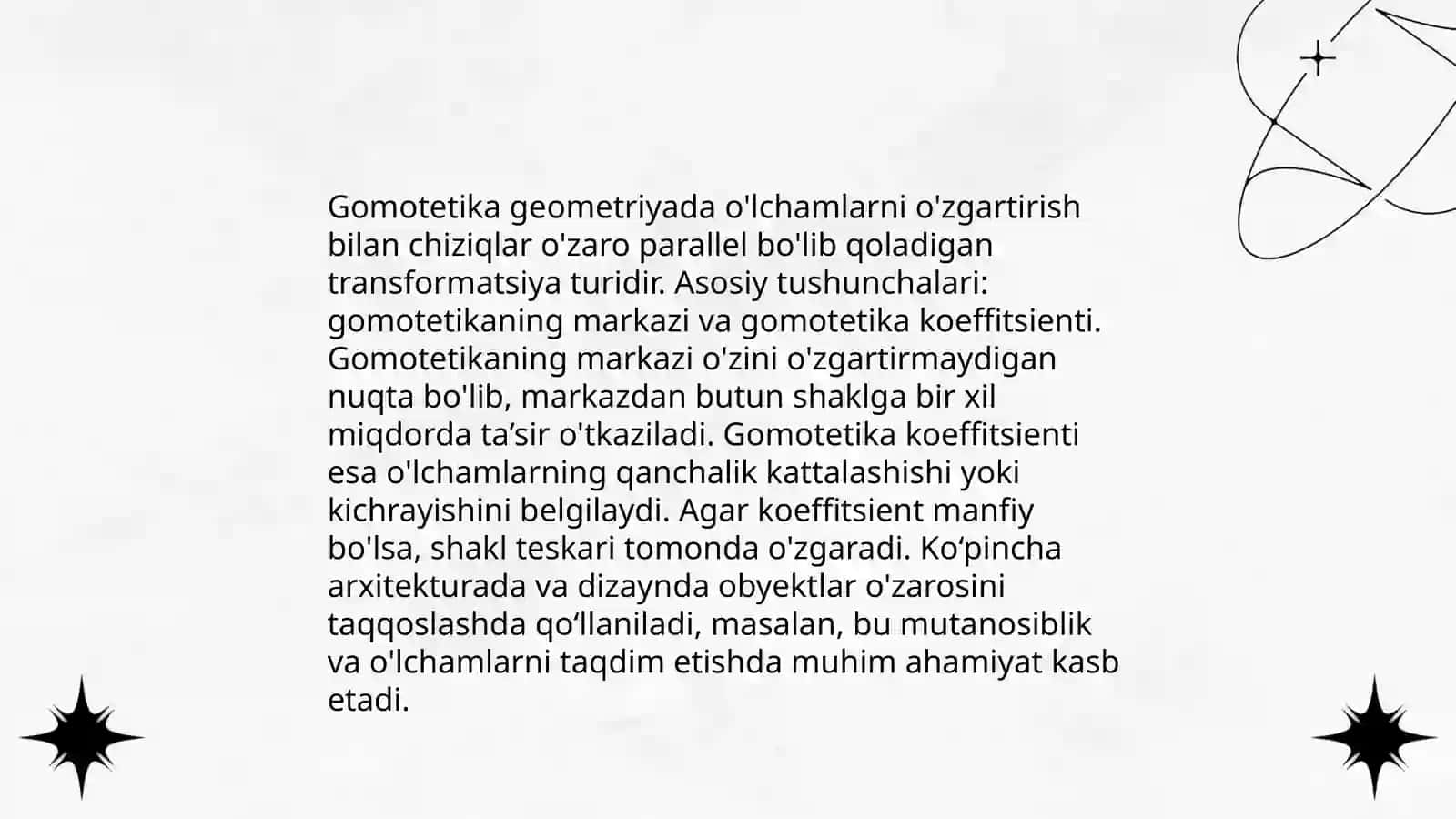Gomotetika geometriya 3