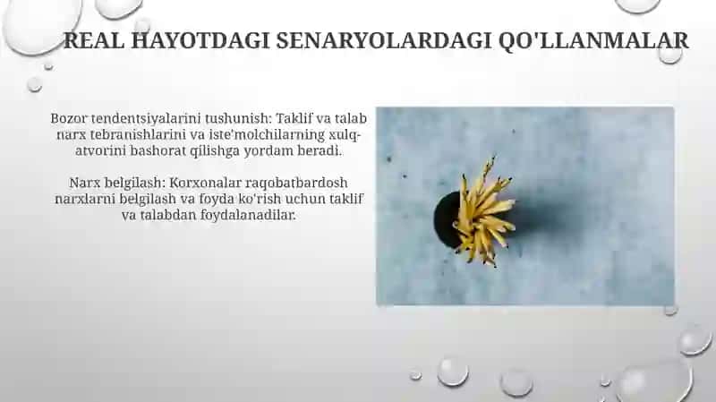 Talab va taklif asoslari 3
