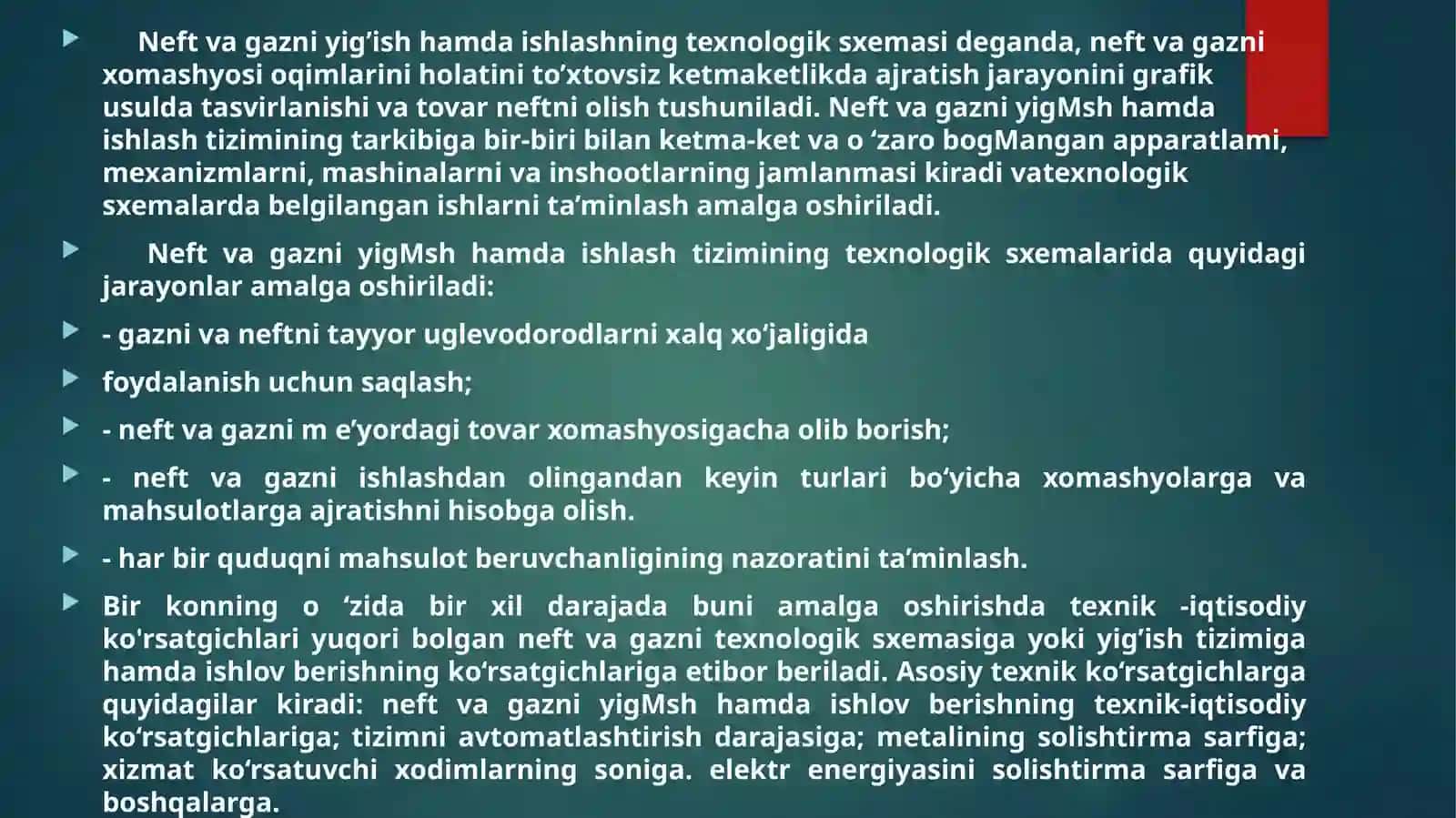 NEFT VA GAZ KONLARINI ISHLASHNI LOYIHALASH 3