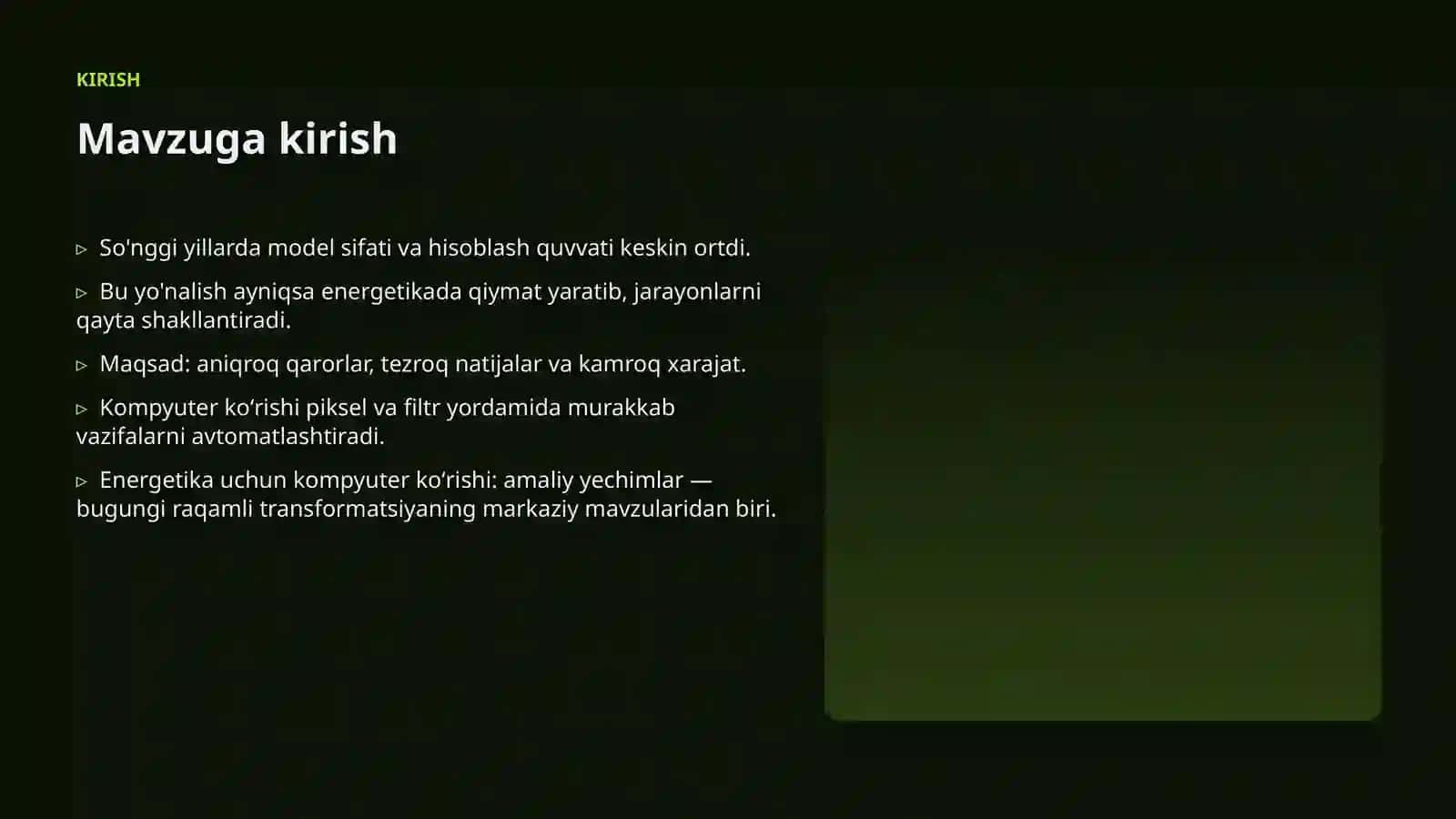 Energetika uchun kompyuter koʻrishi: amaliy yechimlar 3