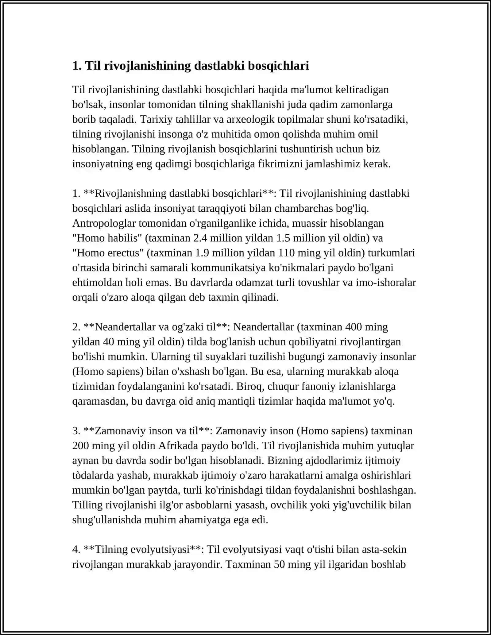PISIXOLINGVISTIKA. BOLALAR TILINING ILK RIVOJLANISH DAVRI 3