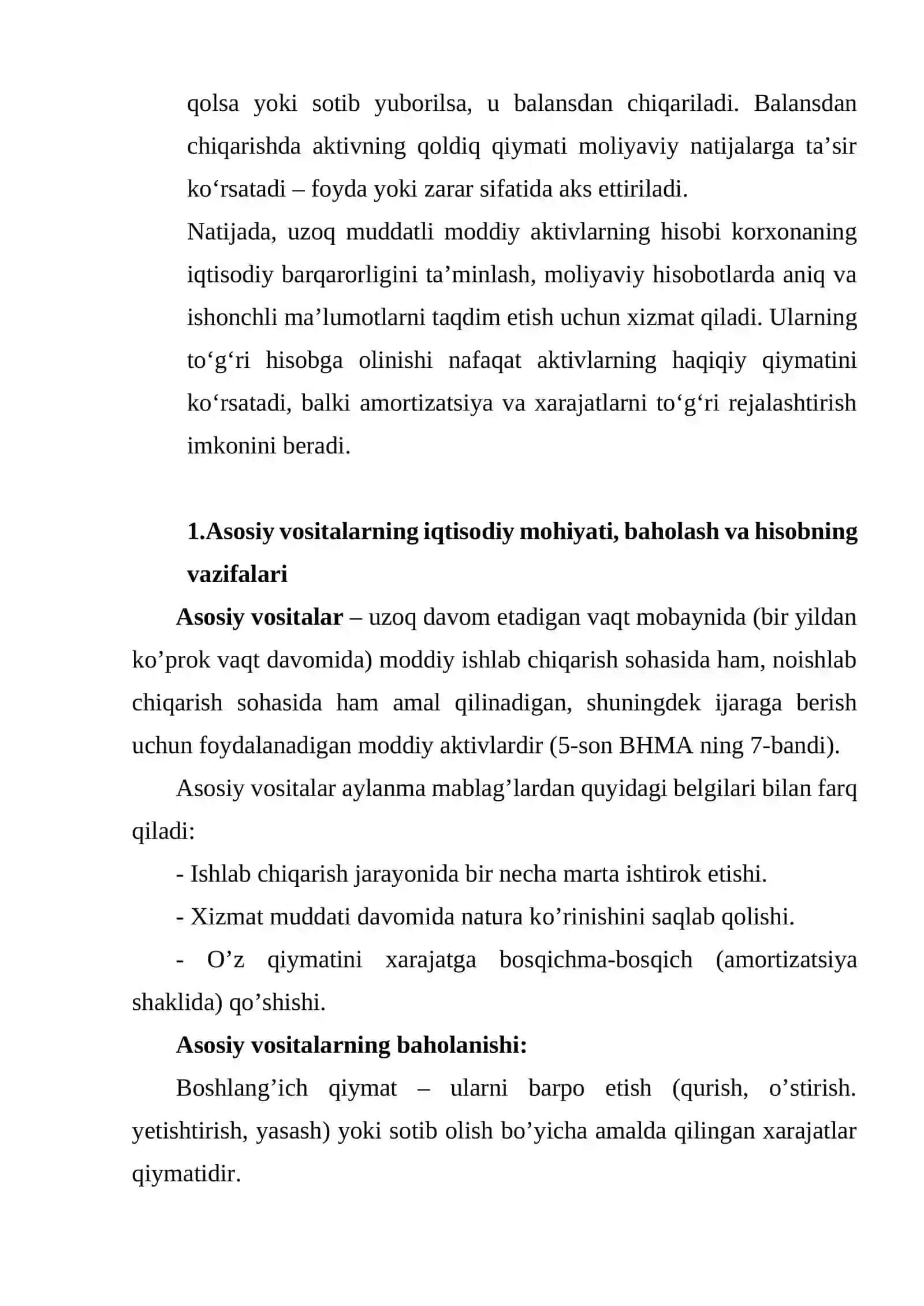 Moddiy aktivlar uzoq muddatli hisobi 3