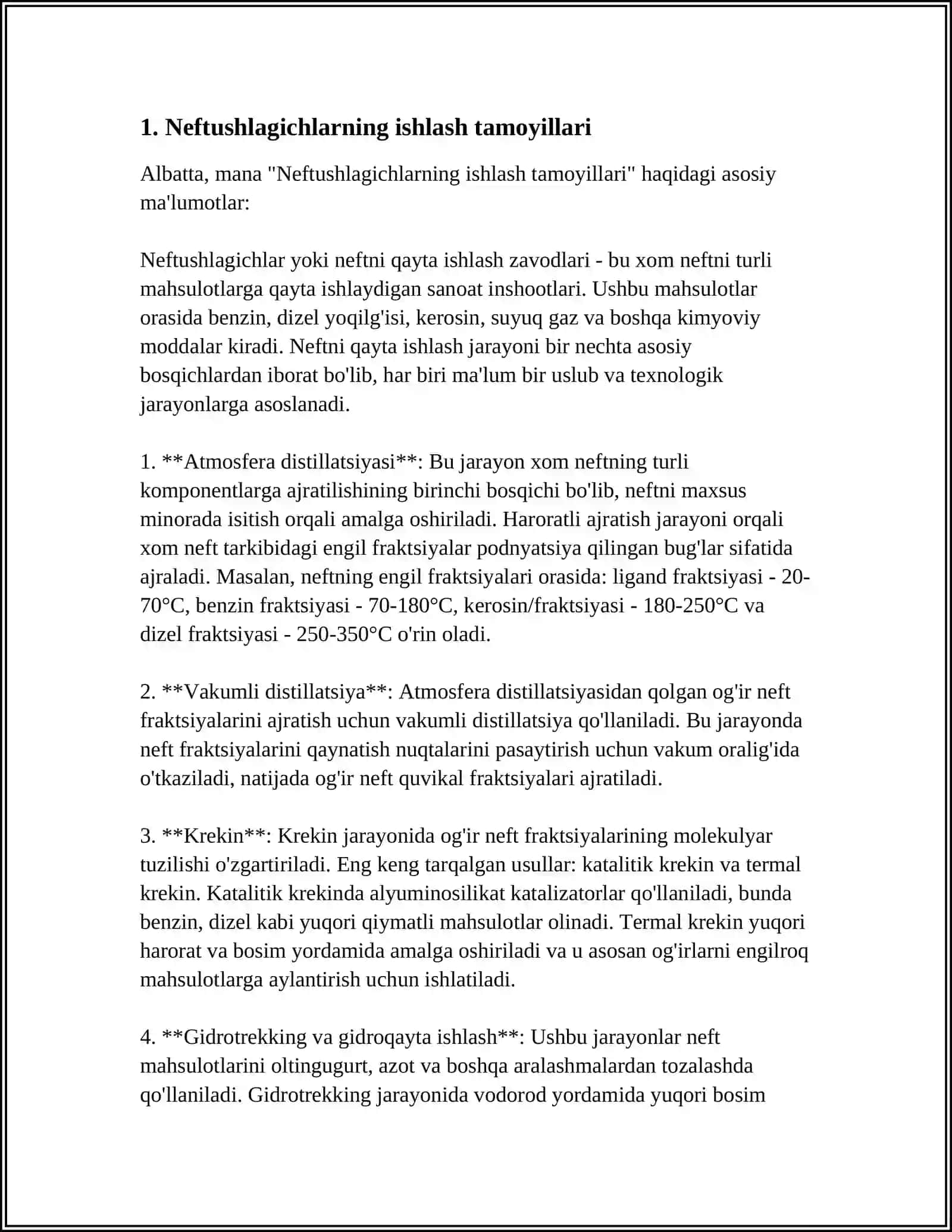 Neftushlagichlarning ishlash tamoyillari 3