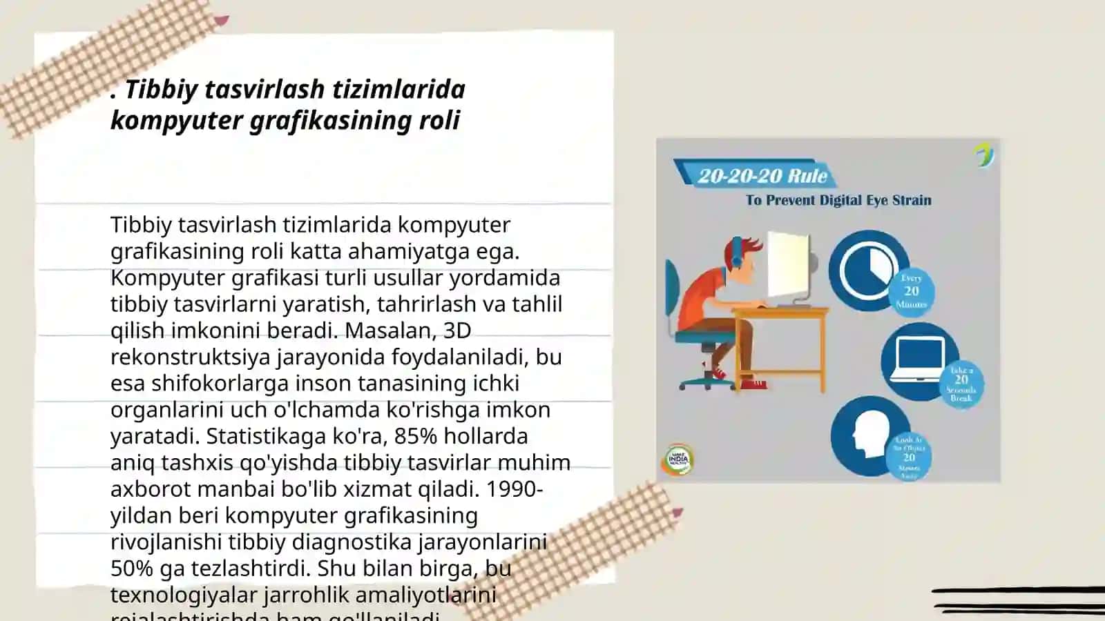 Tibbiy tasvirlash tizimlarida kompyuter grafikasining roli 3