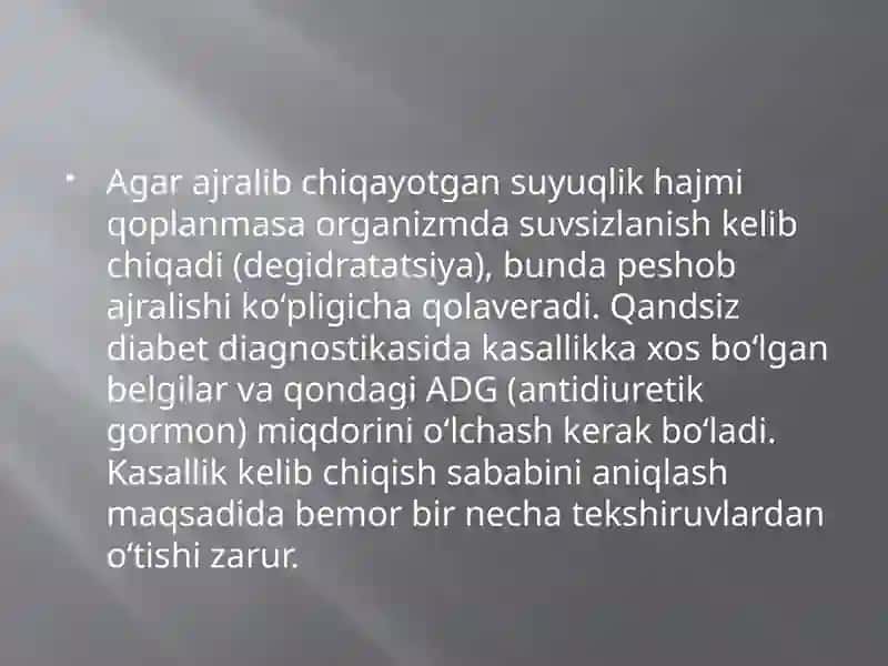 Qandsiz diabet 3