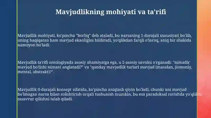Borliq falsafasi 3