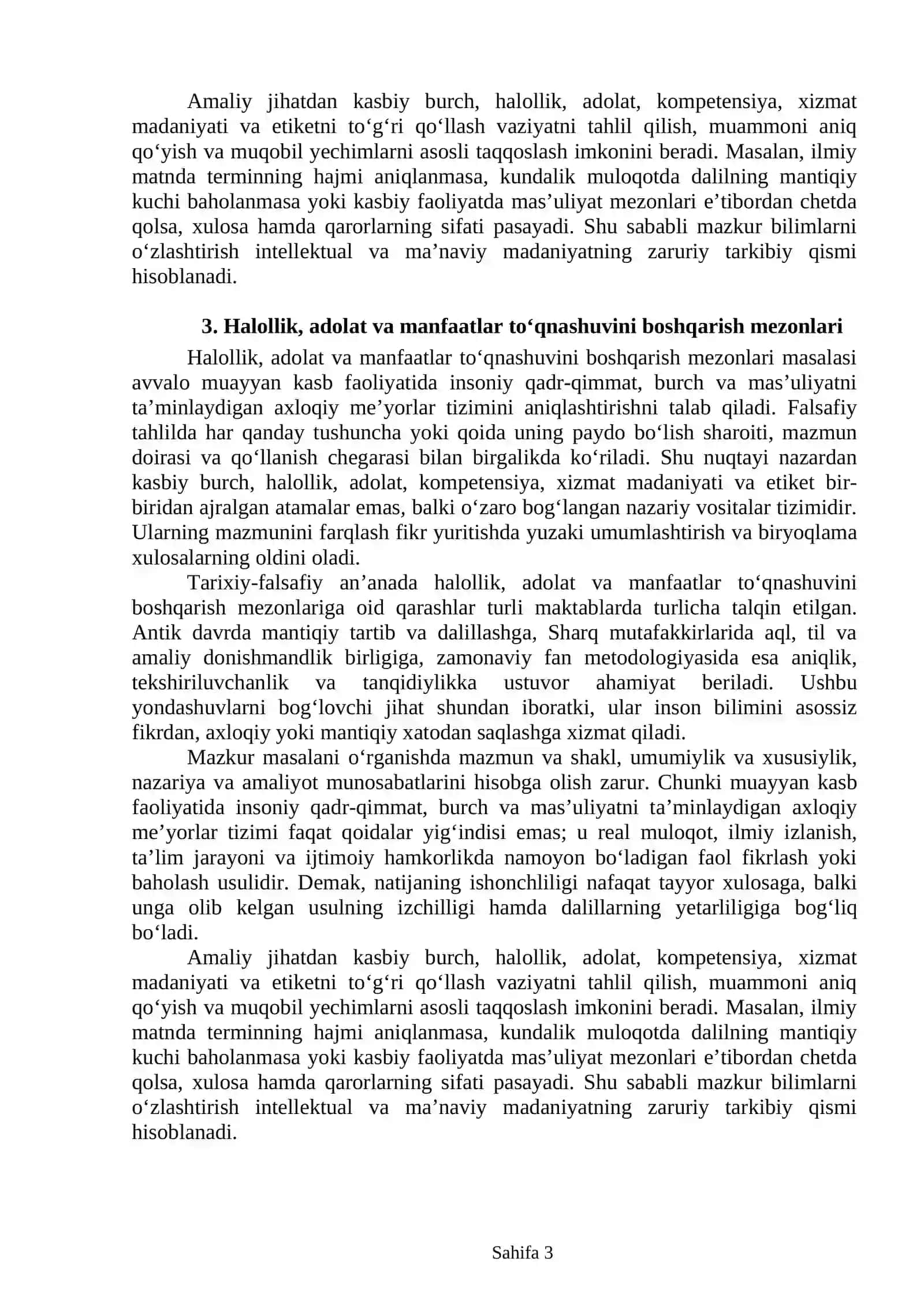 Kasbiy Odob Tushunchasi 3