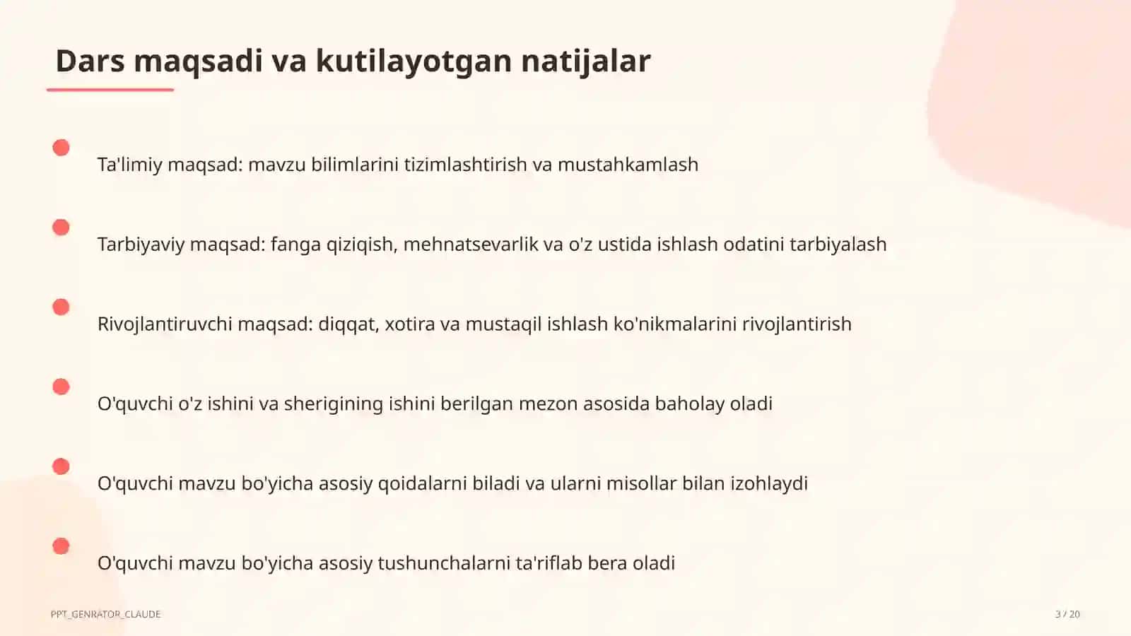Excel dasturida formulalar va diagrammalar (7-sinf) 3
