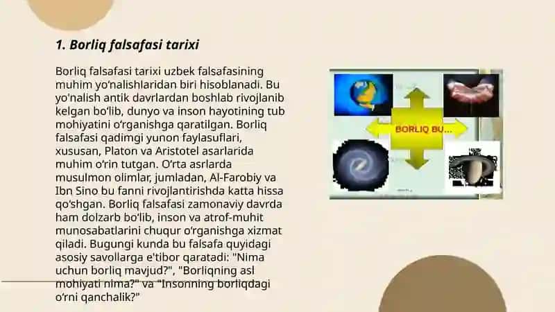 Borliq falsafasi 3