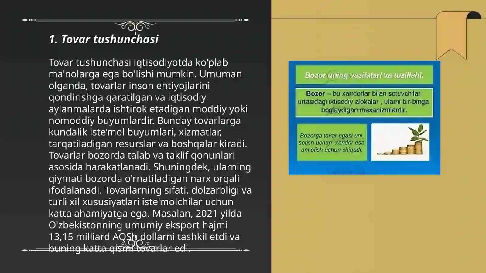 Tovar va uning xususiyatlari 3