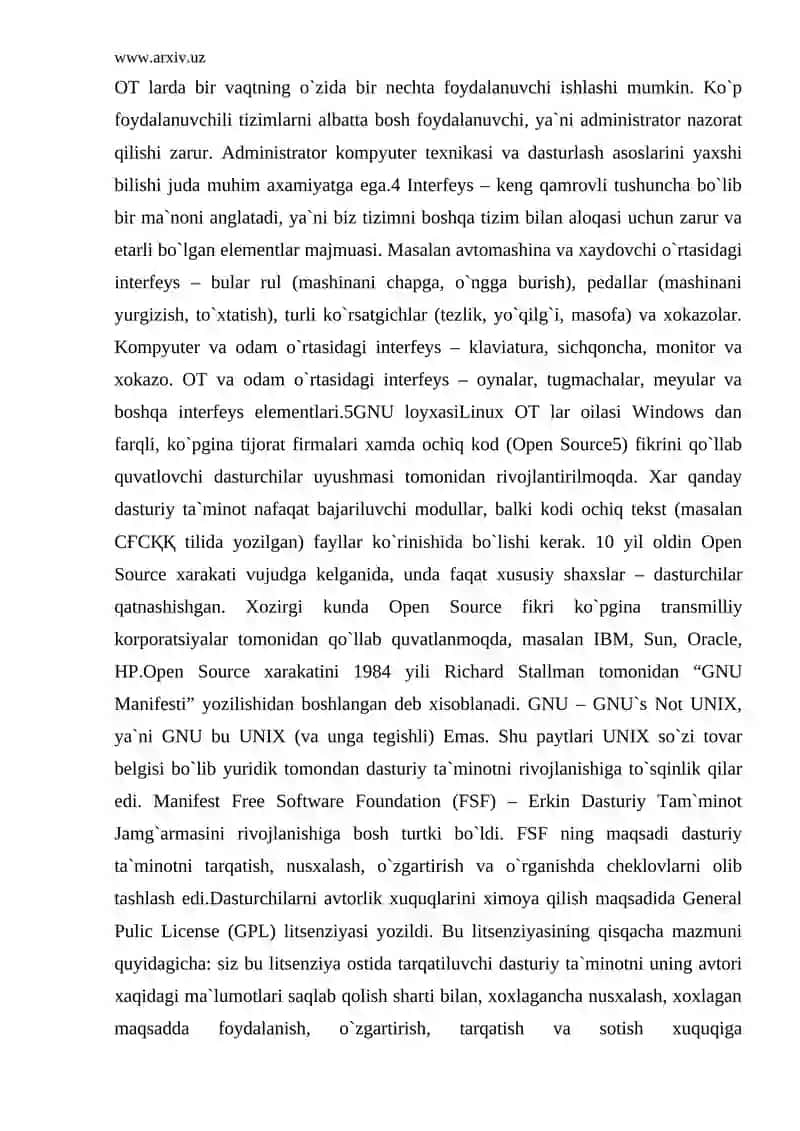 Linux operatsion tizimi 3