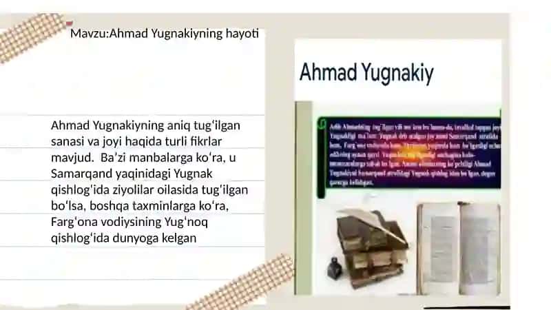 Ahmad Yassaviyning hayoti va ijodi 3