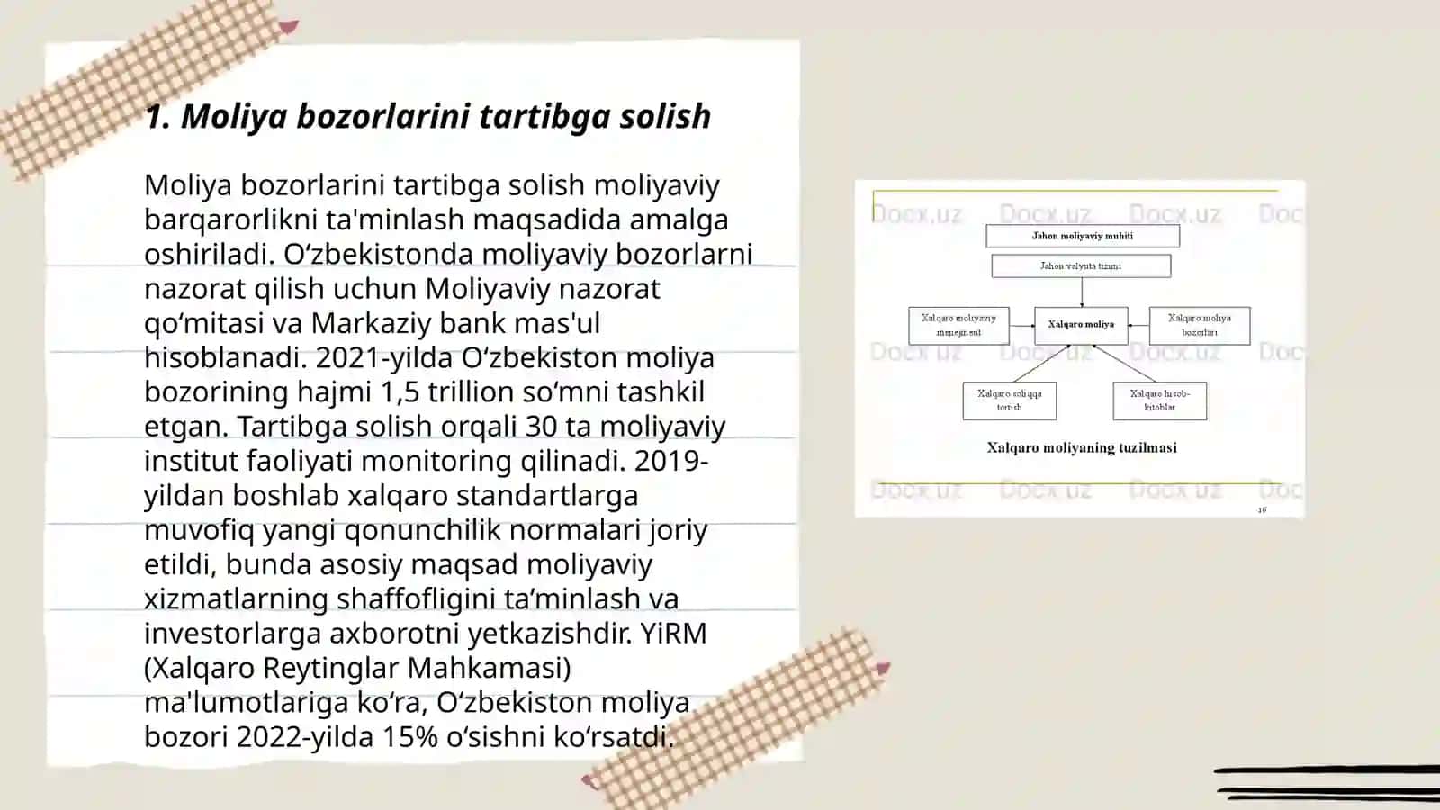 Moliya va moliyaviy tizimlar 3