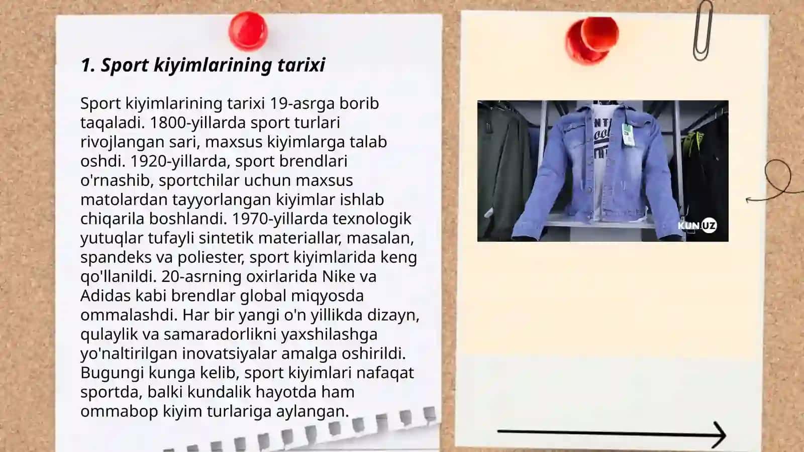 Sport kiyimlari haqida 3