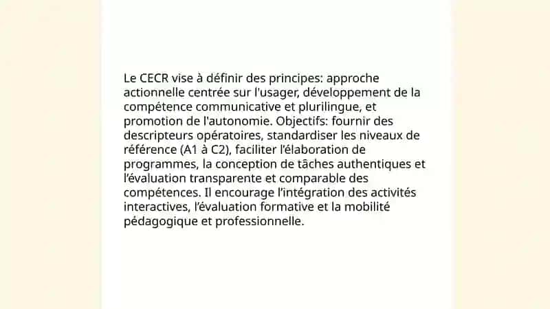 Le rôle du Cadre européen commun de référence pour les langues (CECR) dans l’enseignement du français 3