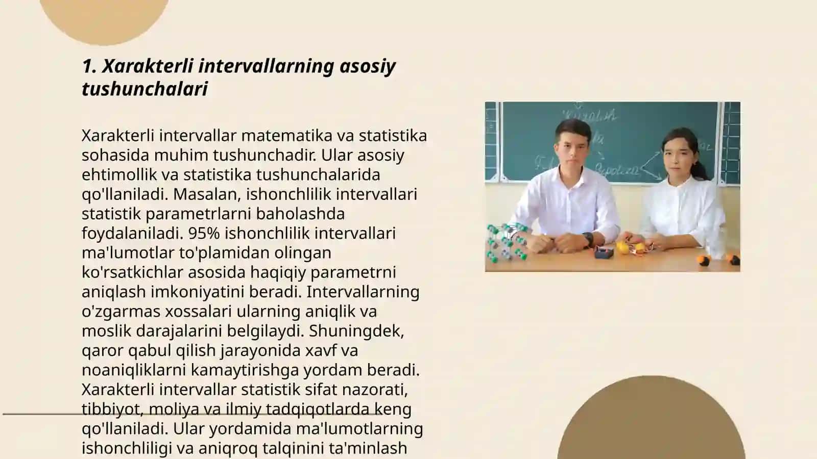 Xarakterli intervallar 3