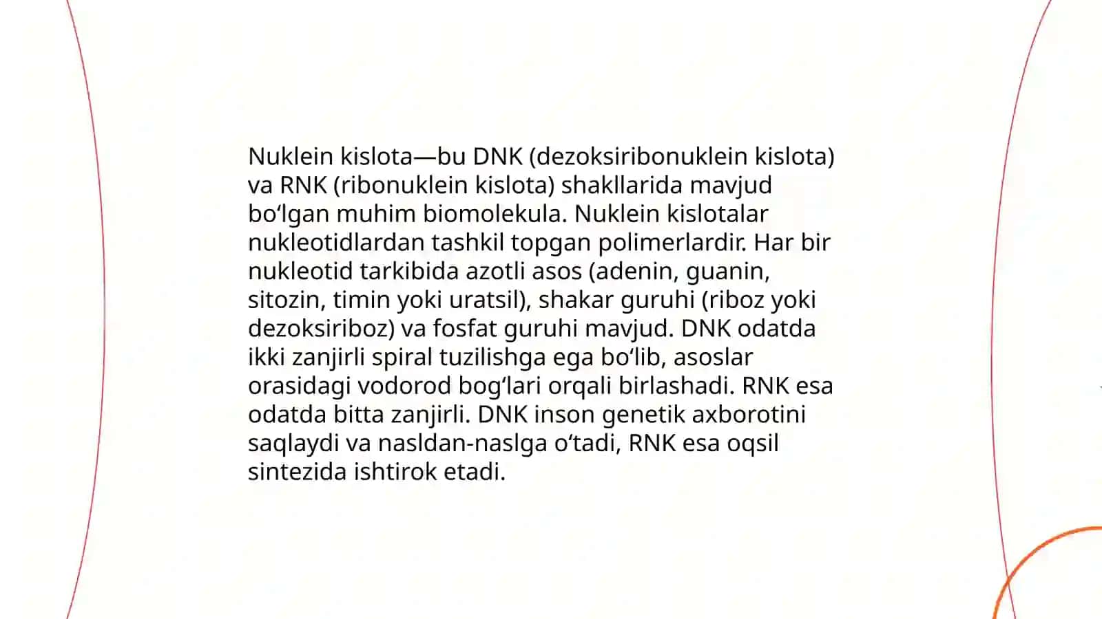Nuklein kislotalar almashinuvi 3
