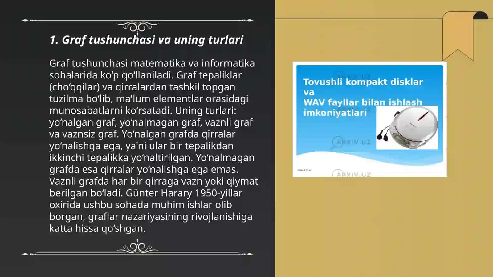 Graf tushunchasi va uning turlari 3