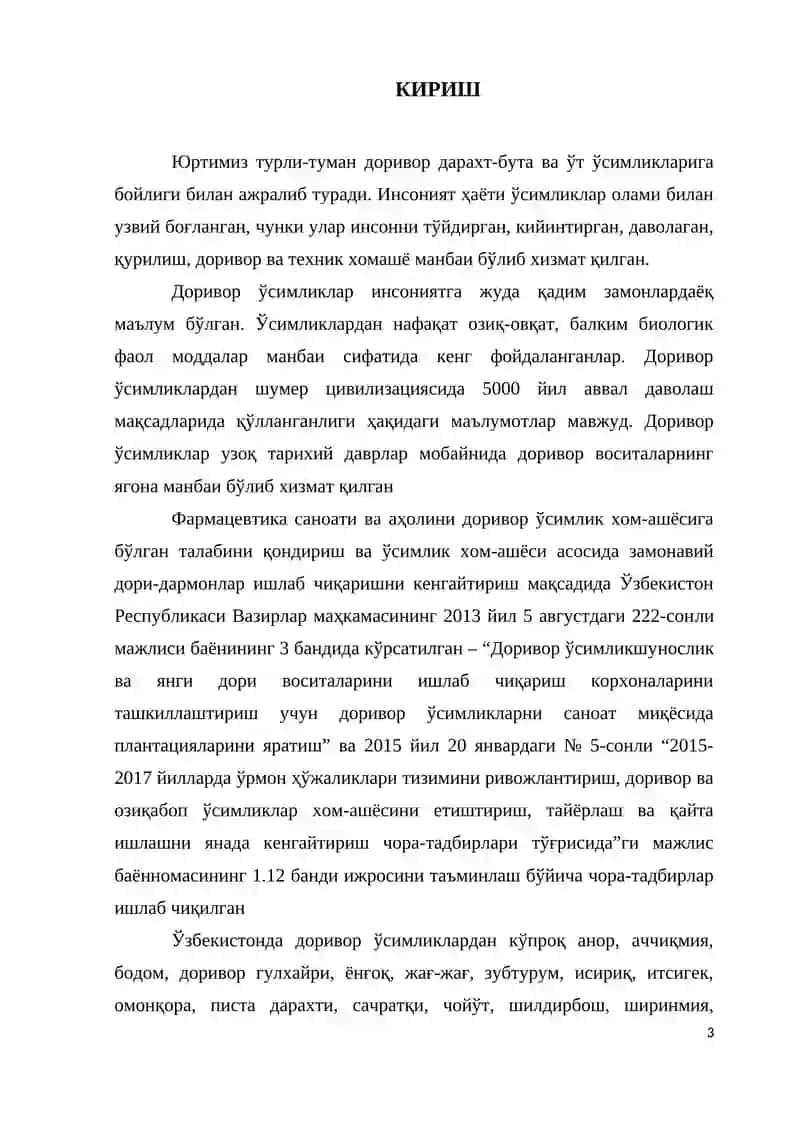 ДОРИВОР ЎСИМЛИКЛАР УРУҒЧИЛИГИ ВА КЎЧАТЧИЛИГИ 3