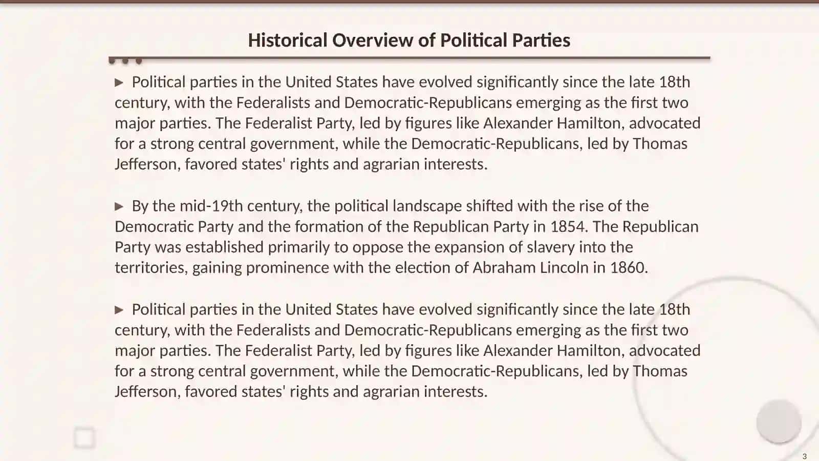 Political parties in the usa 3