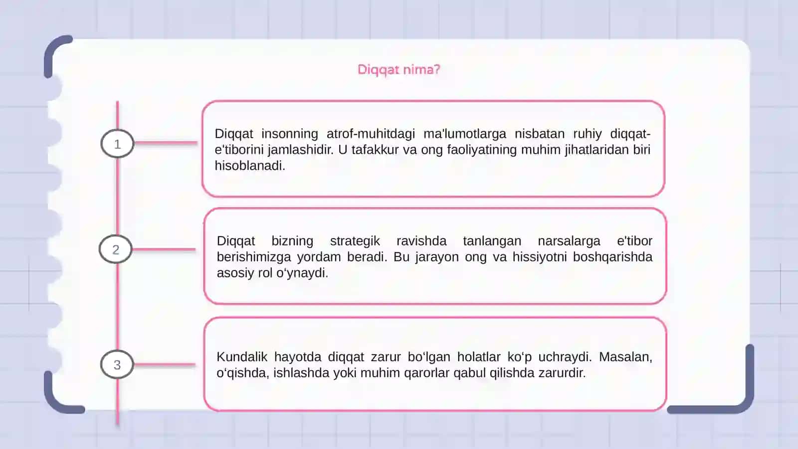 Diqqat haqida tushuncha 3