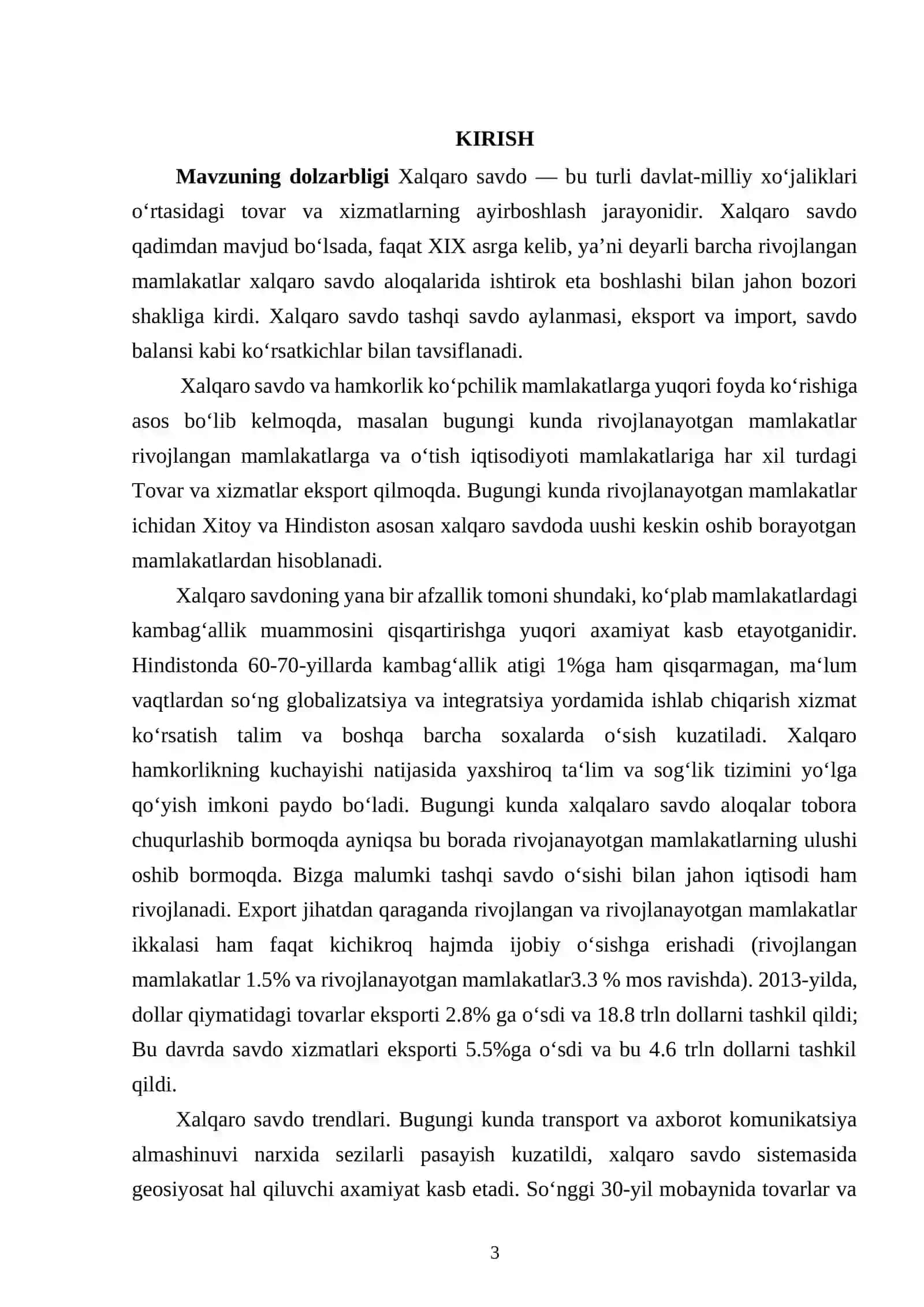 Xalqaro savdo nazariyasi 3