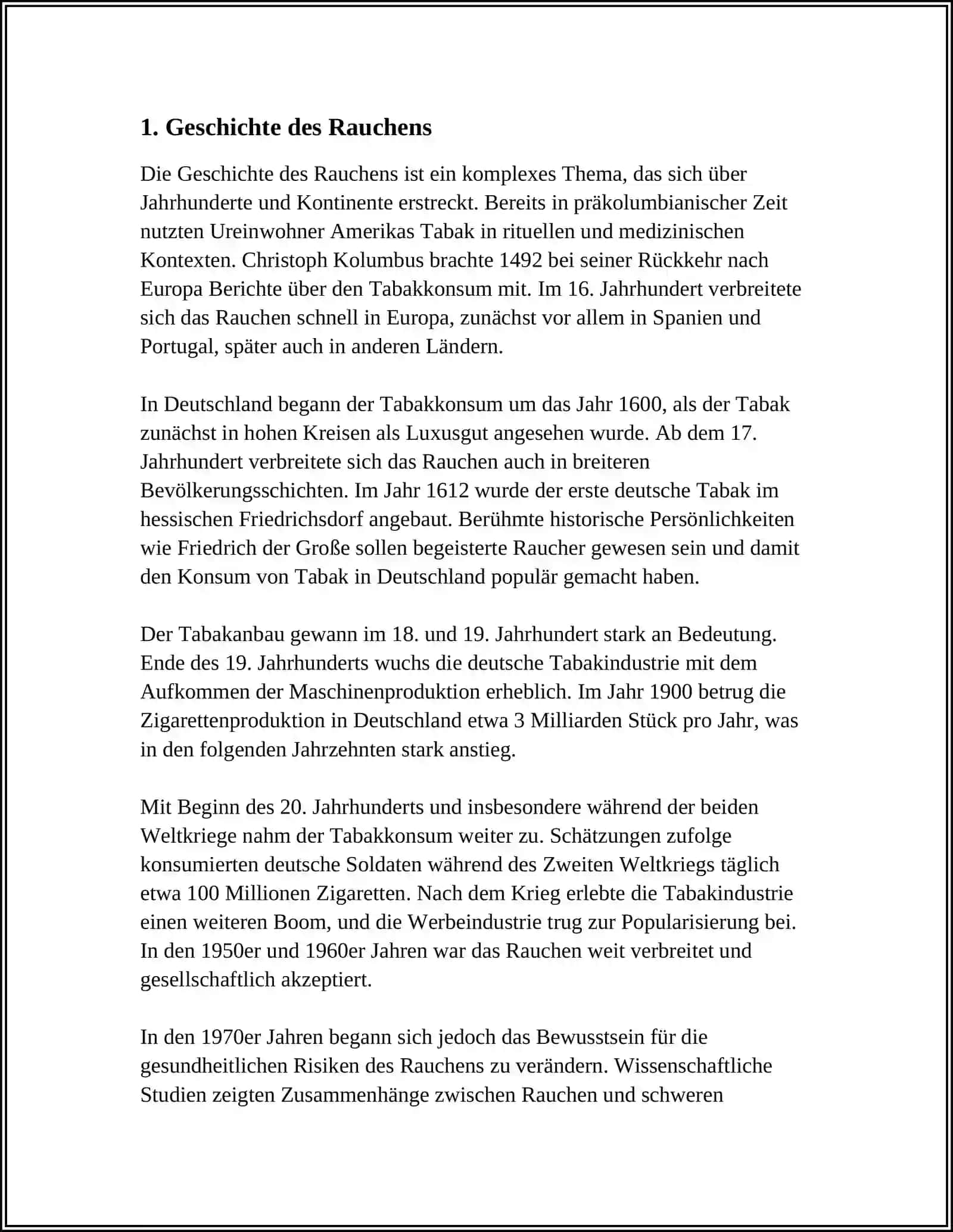 AUFSATZ ZUM THEMA:"RAUCHEN" 3