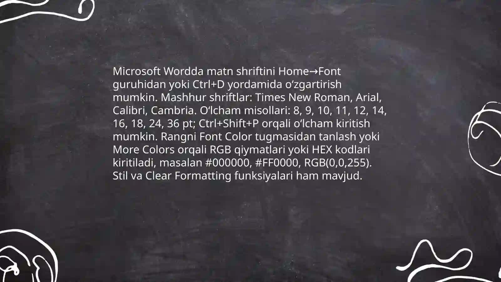 Microsoft Word matni 3