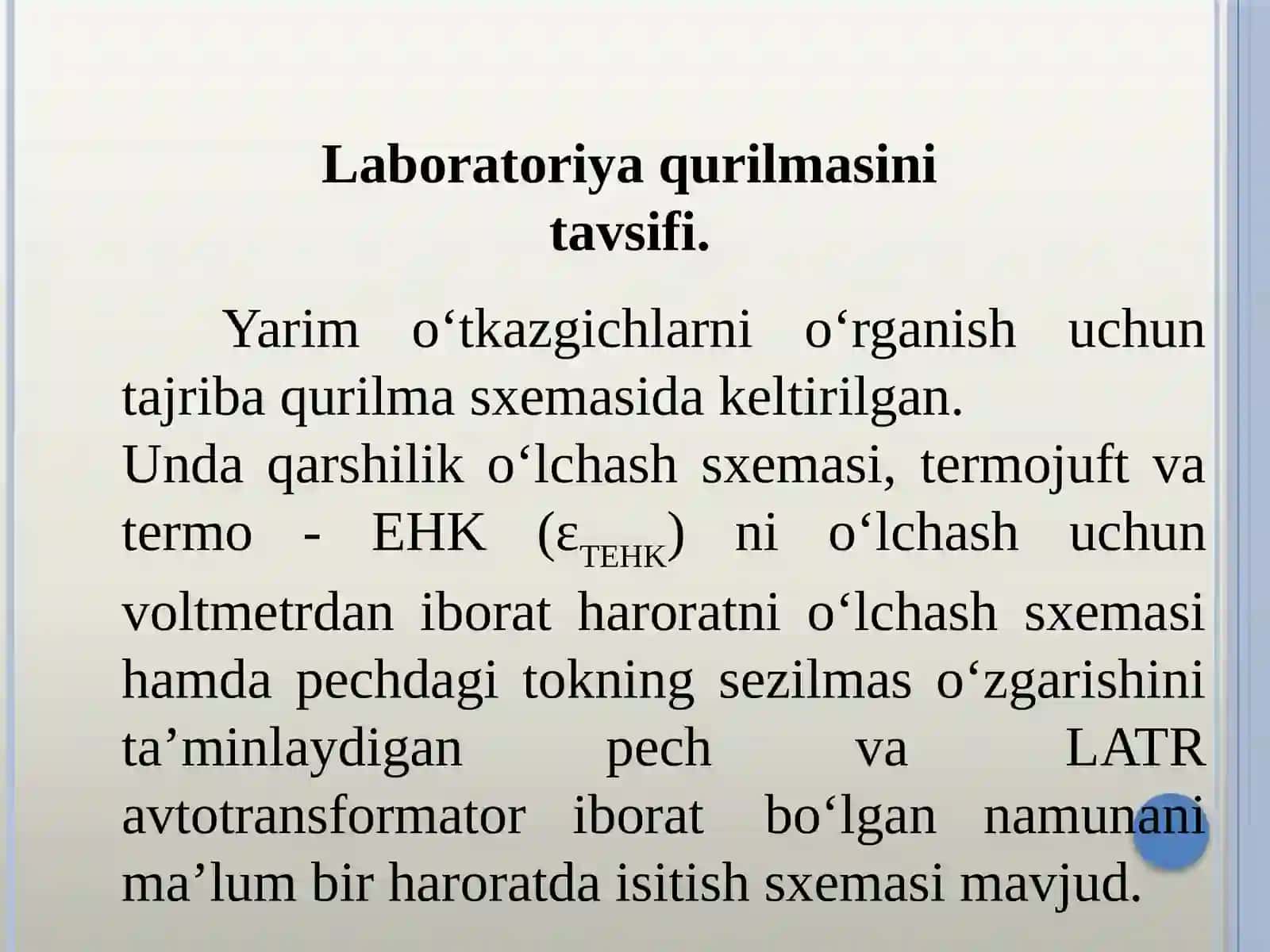 Yarimo‘tkazgichlar va P-no‘tish xossalarini tadqiq etish 3