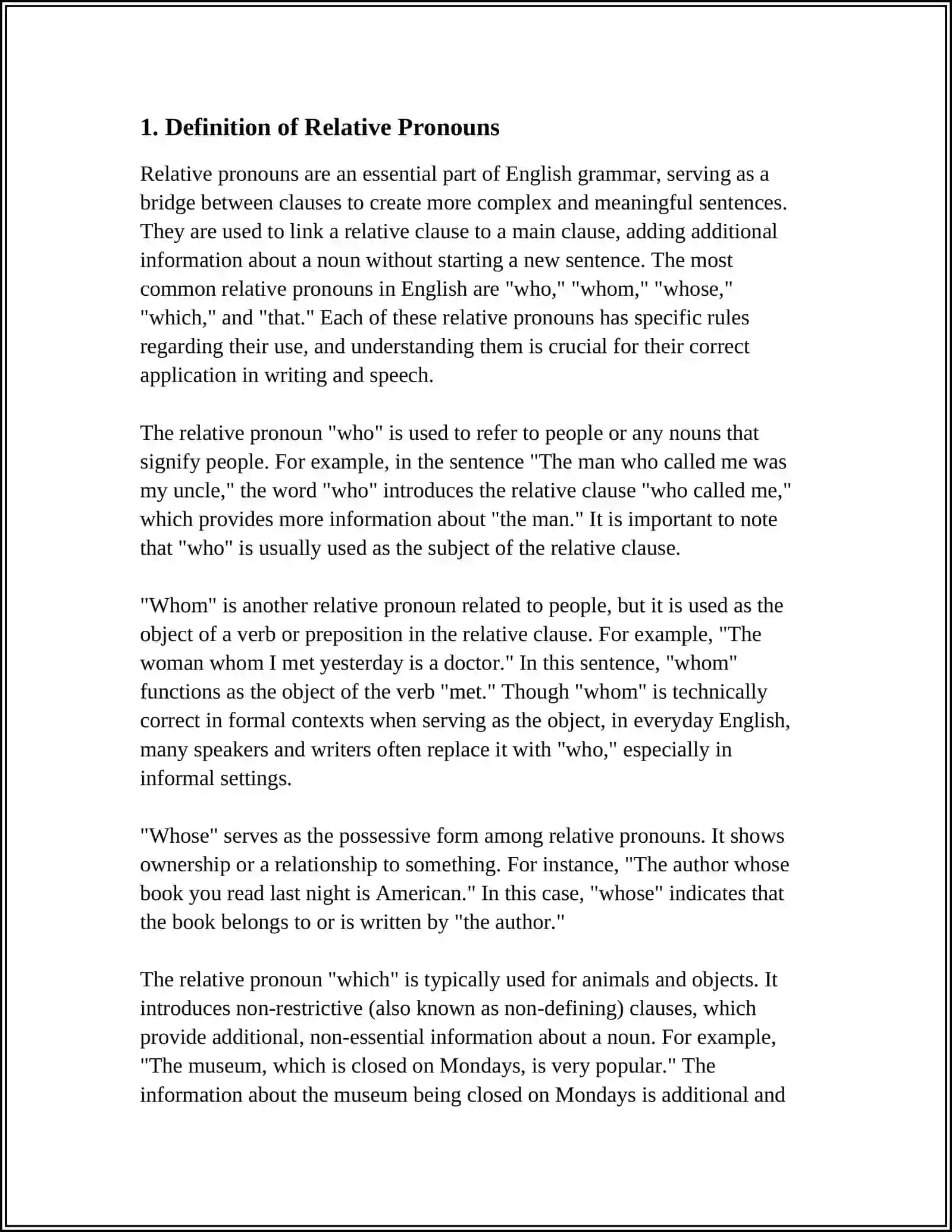 RELATIVE PRONOUNS 3