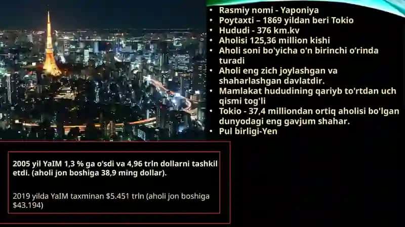 YAPONIYA IQTISODIYOTI 3