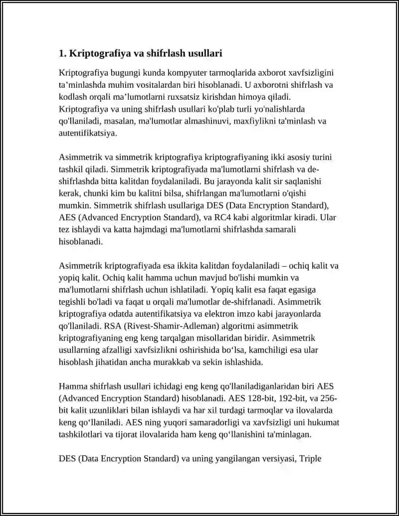 KOMPYUTER TARMOQLARIDA AXBOROT XAVFSIZLIGINI TA'MINLASH 3
