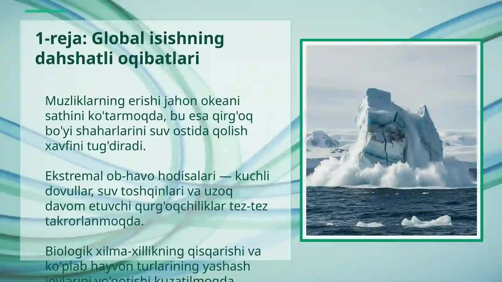 Global iqlim o'zgarishi 3